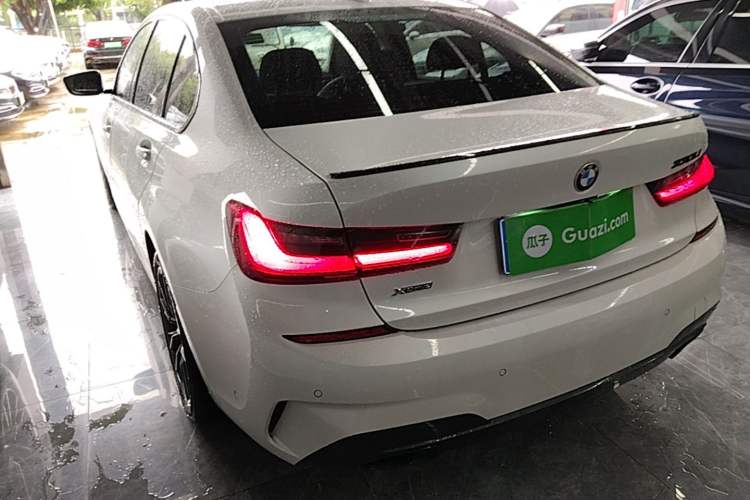 Used BMW 3 Series 2022 330Li xDrive M Sport Night Edition Package Rear Left 45 Deg