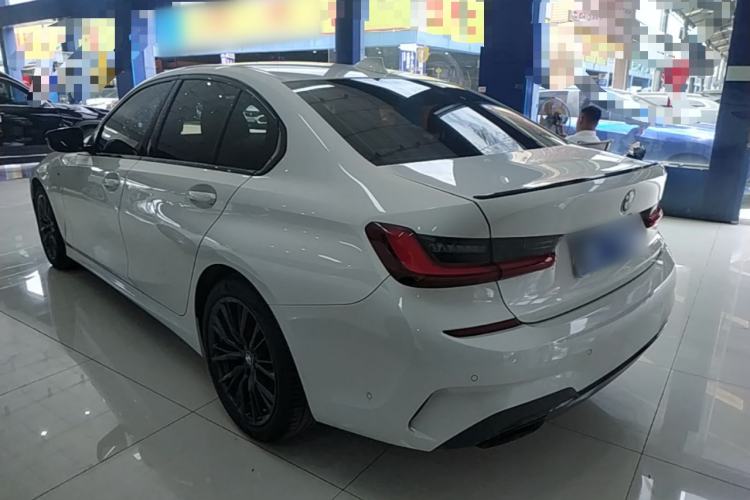Used BMW 3 Series 2022 325i M Sport Night Edition Package Rear Left 45 Deg
