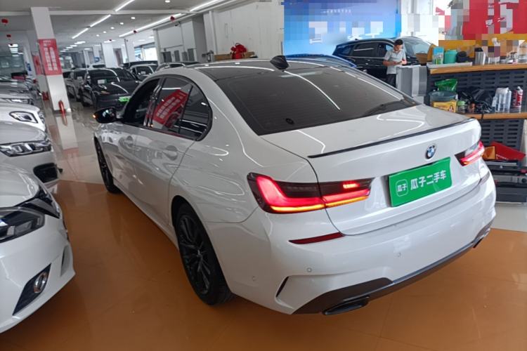 Used BMW 3 Series 2022 325i M Sport Night Edition Package Rear Left 45 Deg