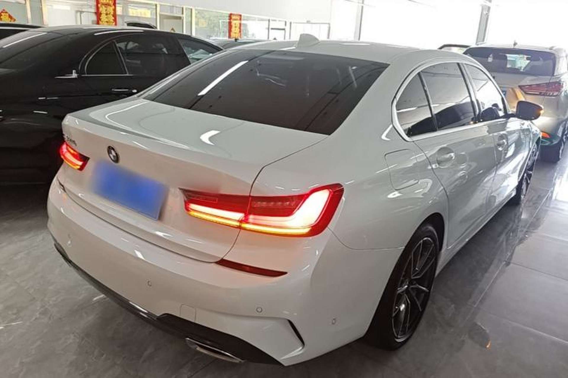 Used BMW 3 Series 2022 325Li M Sport Package Rear Right 45 Deg