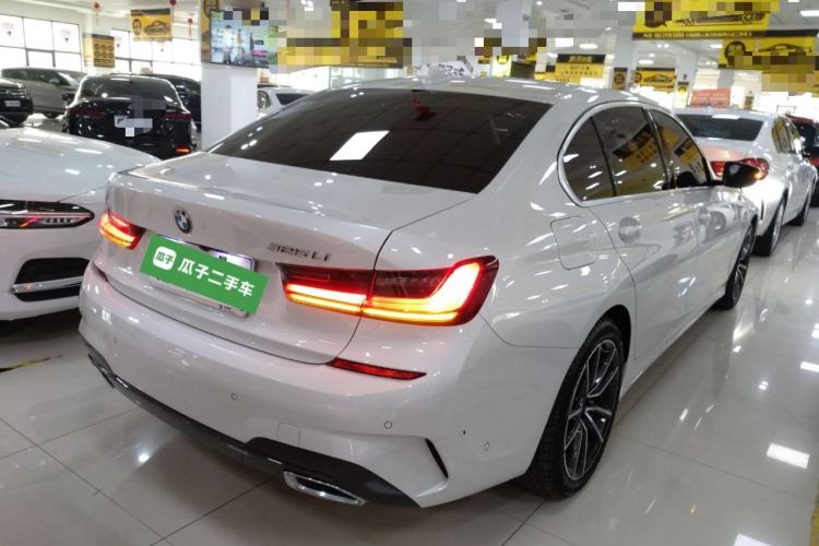 Used BMW 3 Series 2022 Updated 325Li M Sport Package Rear Right 45 Deg