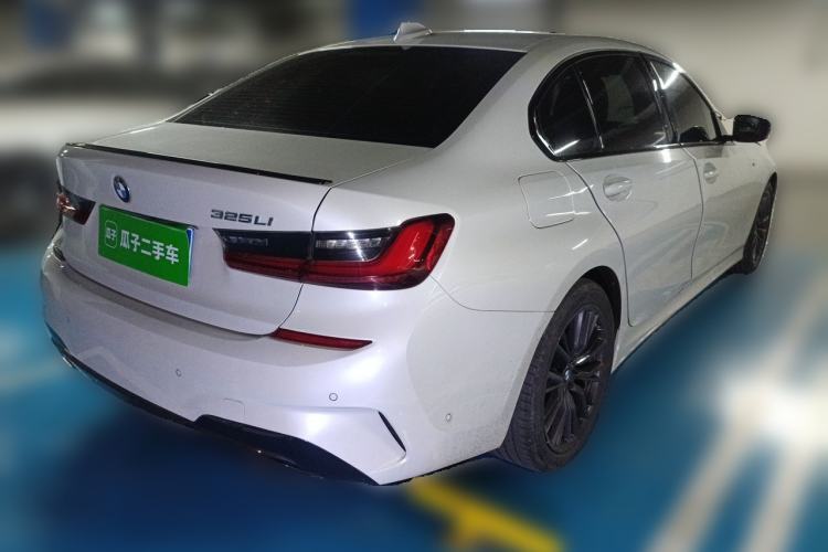 Used BMW 3 Series 2022 Restyled 325Li M Sport Night Edition Package Rear Right 45 Deg