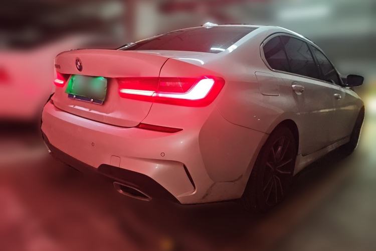 Used BMW 3 Series 2022 325Li M Sport Package Rear Right 45 Deg