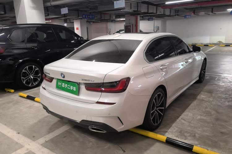 Used BMW 3 Series 2022 Updated 325Li M Sport Package Rear Right 45 Deg