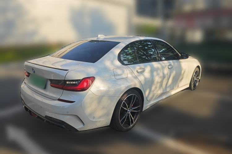 Used BMW 3 Series 2022 325i M Sport Night Edition Package Rear Right 45 Deg