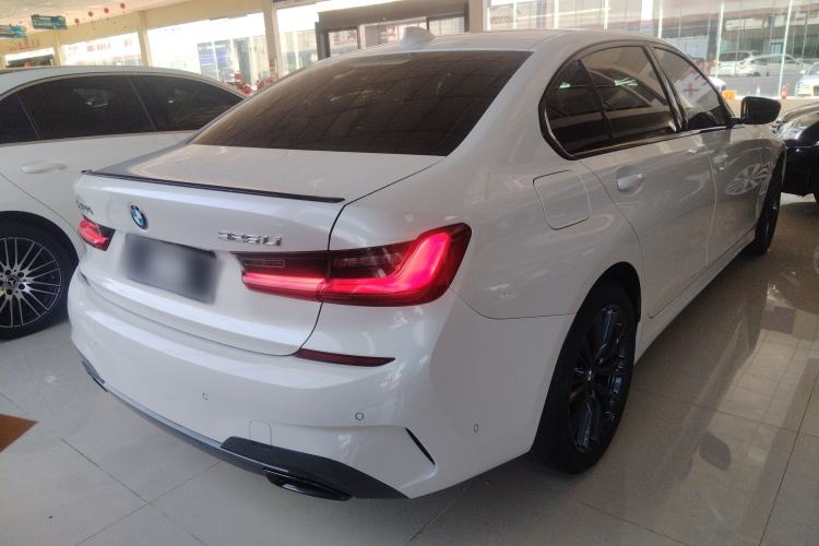 Used BMW 3 Series 2022 325Li M Sport Night Edition Package Rear Right 45 Deg
