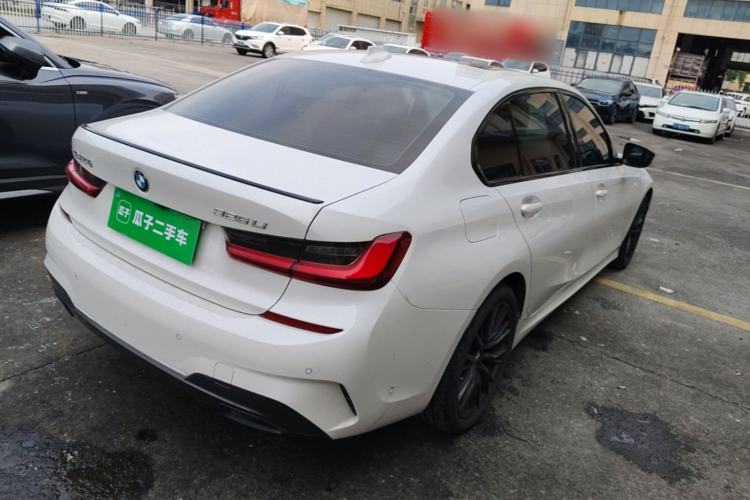 Used BMW 3 Series 2022 325Li M Sport Night Edition Package Rear Right 45 Deg
