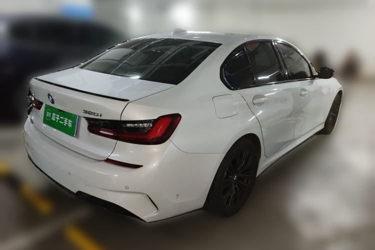 Used BMW 3 Series 2022 325i M Sport Night Edition Package Rear Right 45 Deg