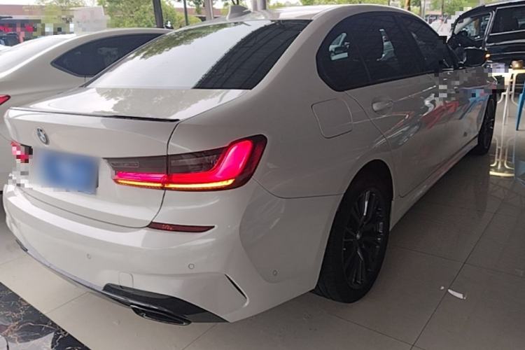 Used BMW 3 Series 2022 Restyled 330Li xDrive M Sport Night Edition Package Rear Right 45 Deg