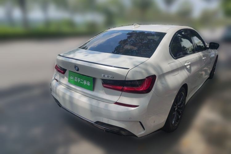 Used BMW 3 Series 2022 325i M Sport Night Edition Package Rear Right 45 Deg