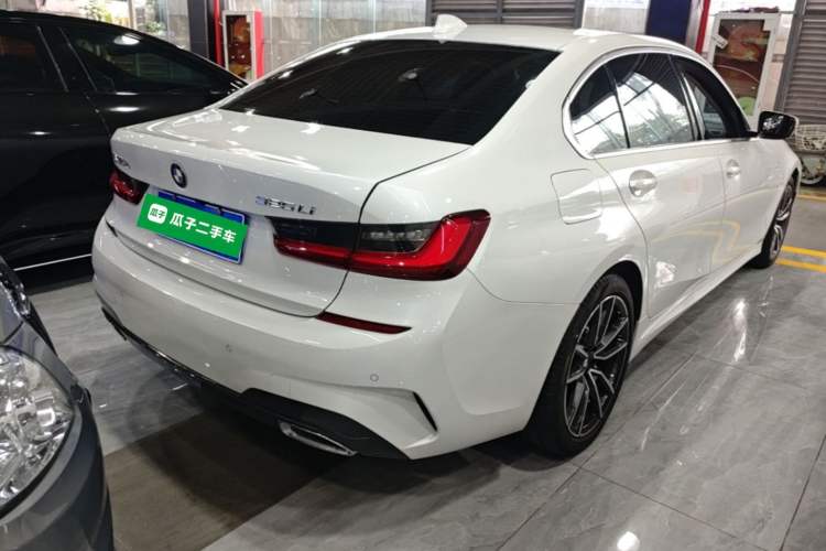 Used BMW 3 Series 2022 325Li M Sport Package Rear Right 45 Deg