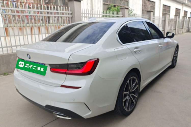 Used BMW 3 Series 2022 325Li M Sport Package Rear Right 45 Deg