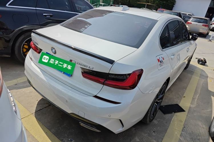 Used BMW 3 Series 2022 325Li M Sport Package Rear Right 45 Deg