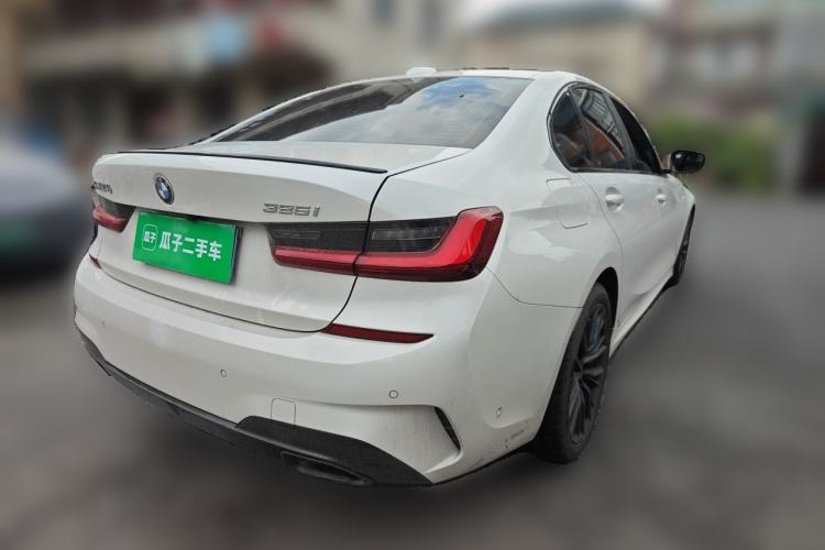 Used BMW 3 Series 2022 Revised 325i M Sport Night Edition Package Rear Right 45 Deg