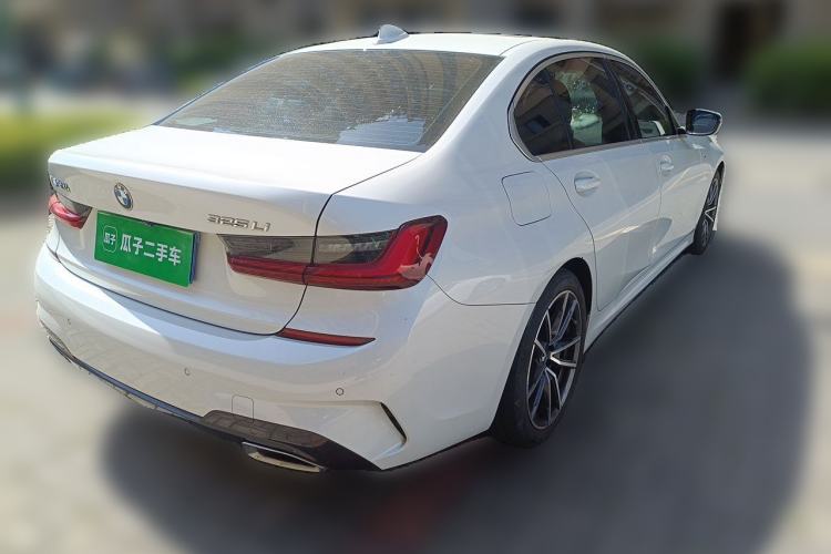 Used BMW 3 Series 2022 325Li M Sport Package Rear Right 45 Deg