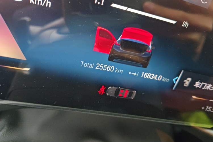 Used BMW 3 Series 2023 325Li M Sport Night Edition Package Odometer Close Up