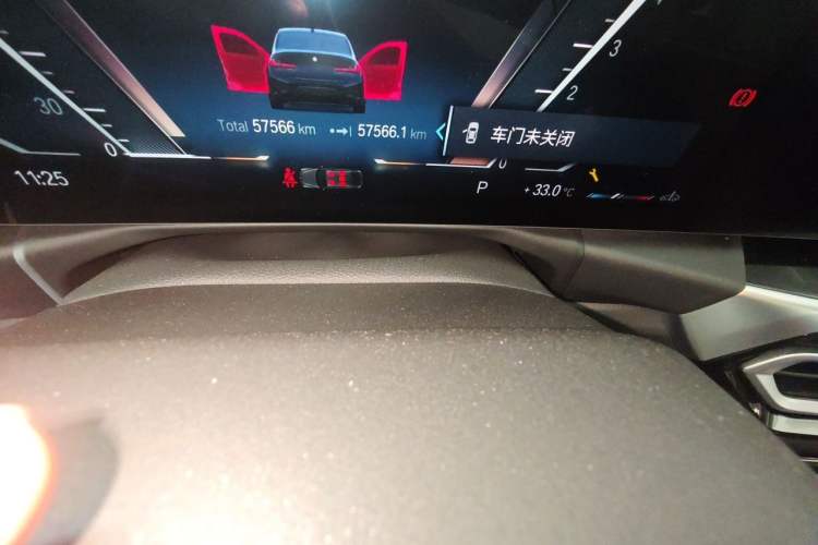 Used BMW 3 Series 2023 325Li M Sport Night Edition Package Odometer Close Up
