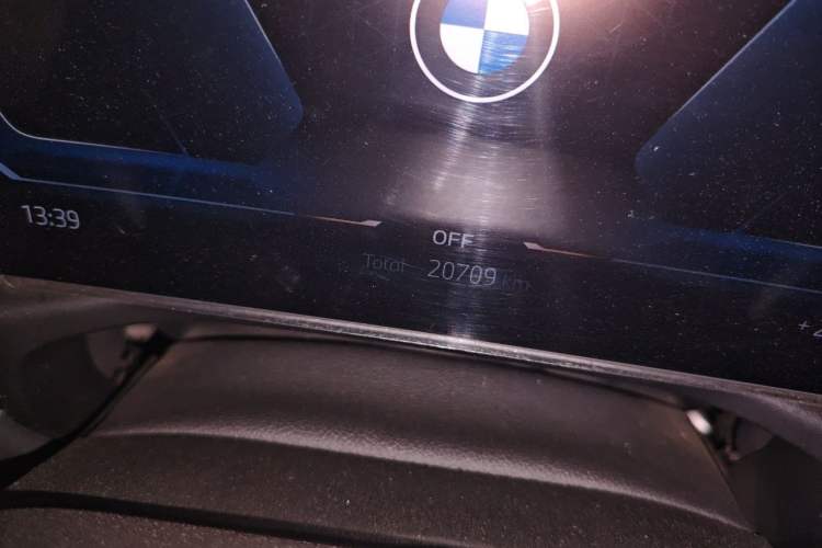 Used BMW 3 Series 2023 325Li M Sport Package Odometer Close Up