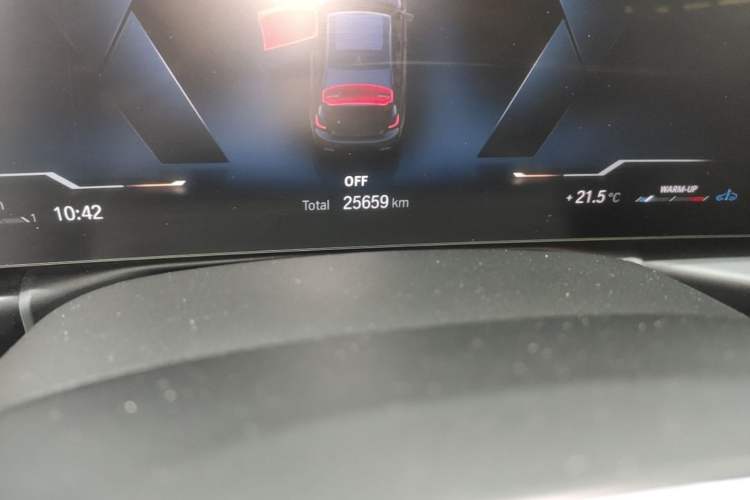 Used BMW 3 Series 2023 325Li M Sport Night Edition Package Odometer Close Up