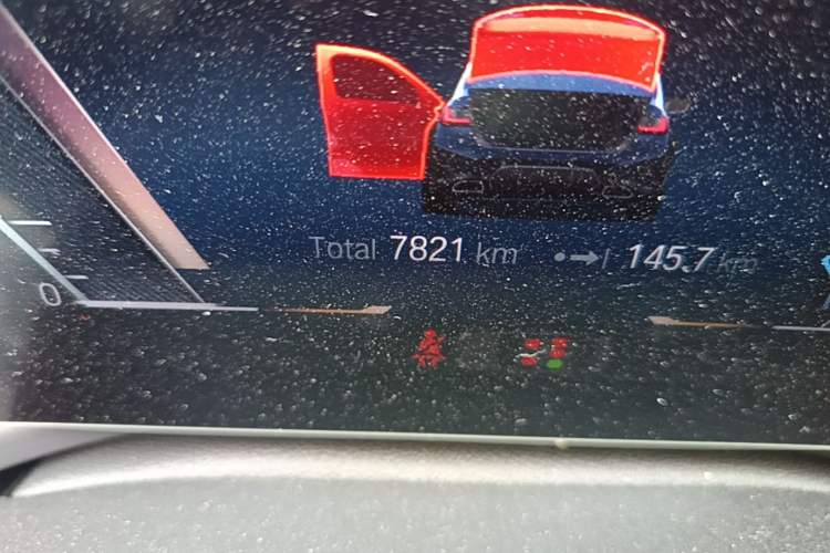 Used BMW 3 Series 2023 320i M Sport Package Odometer Close Up