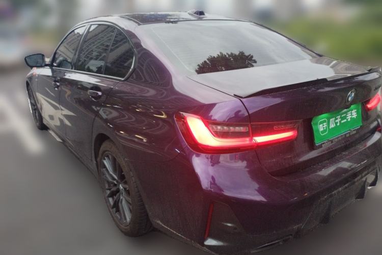 Used BMW 3 Series 2023 325i M Sport Night Edition Package Rear Left 45 Deg