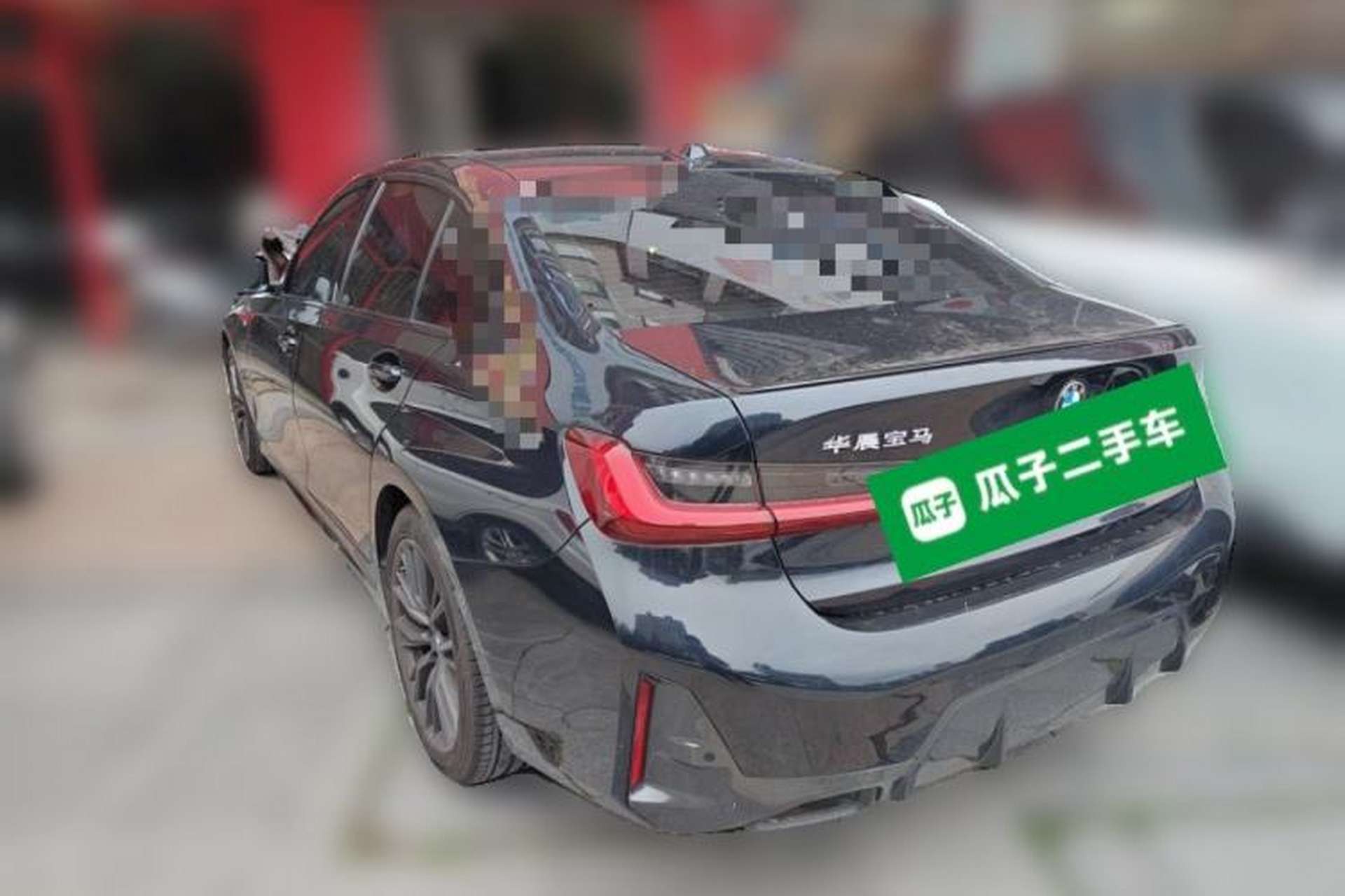 Used BMW 3 Series 2023 325Li M Sport Night Edition Package Rear Left 45 Deg