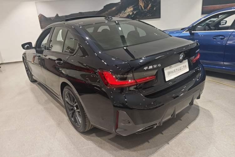 Used BMW 3 Series 2023 330i M Sport Night Edition Package Rear Left 45 Deg