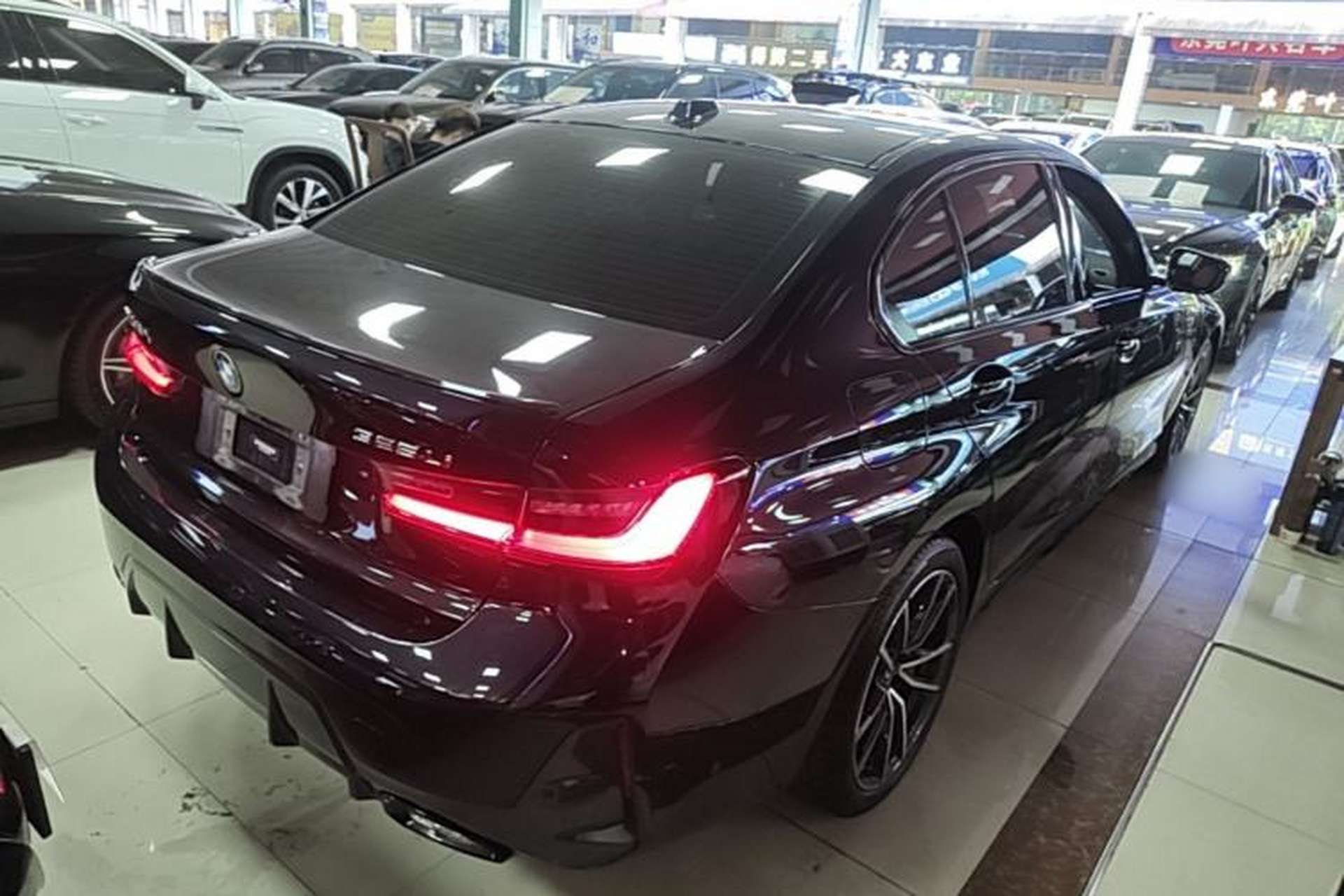 Used BMW 3 Series 2023 325Li M Sport Package Rear Right 45 Deg