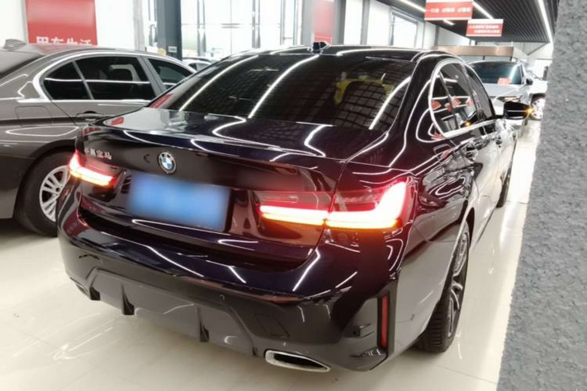 Used BMW 3 Series 2023 325Li M Sport Package Rear Right 45 Deg