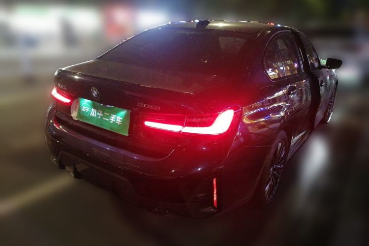 Used BMW 3 Series 2023 325i M Sport Night Edition Package Rear Right 45 Deg