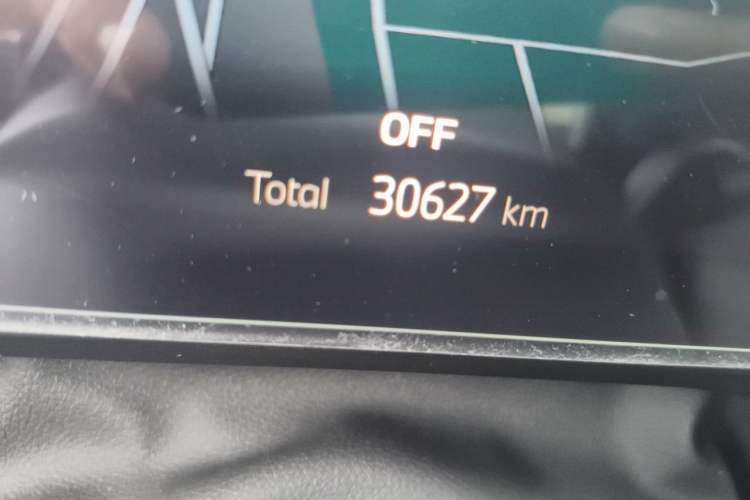 Used BMW 3 Series 2023 325i M Sport Package Odometer Close Up