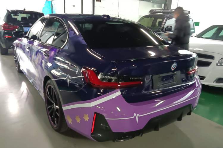 Used BMW 3 Series 2023 330i M Sport Night Edition Package Rear Left 45 Deg