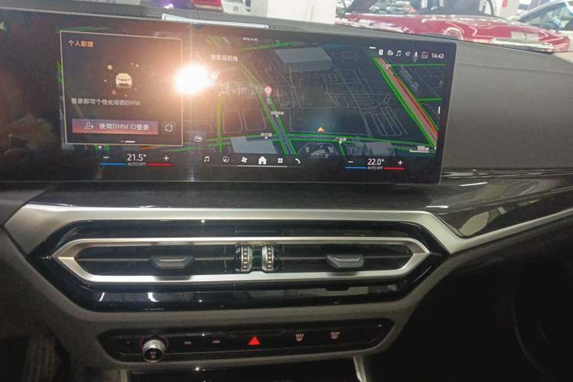 Used BMW 3 Series 2023 325Li M Sport Package Audio And AC Panel