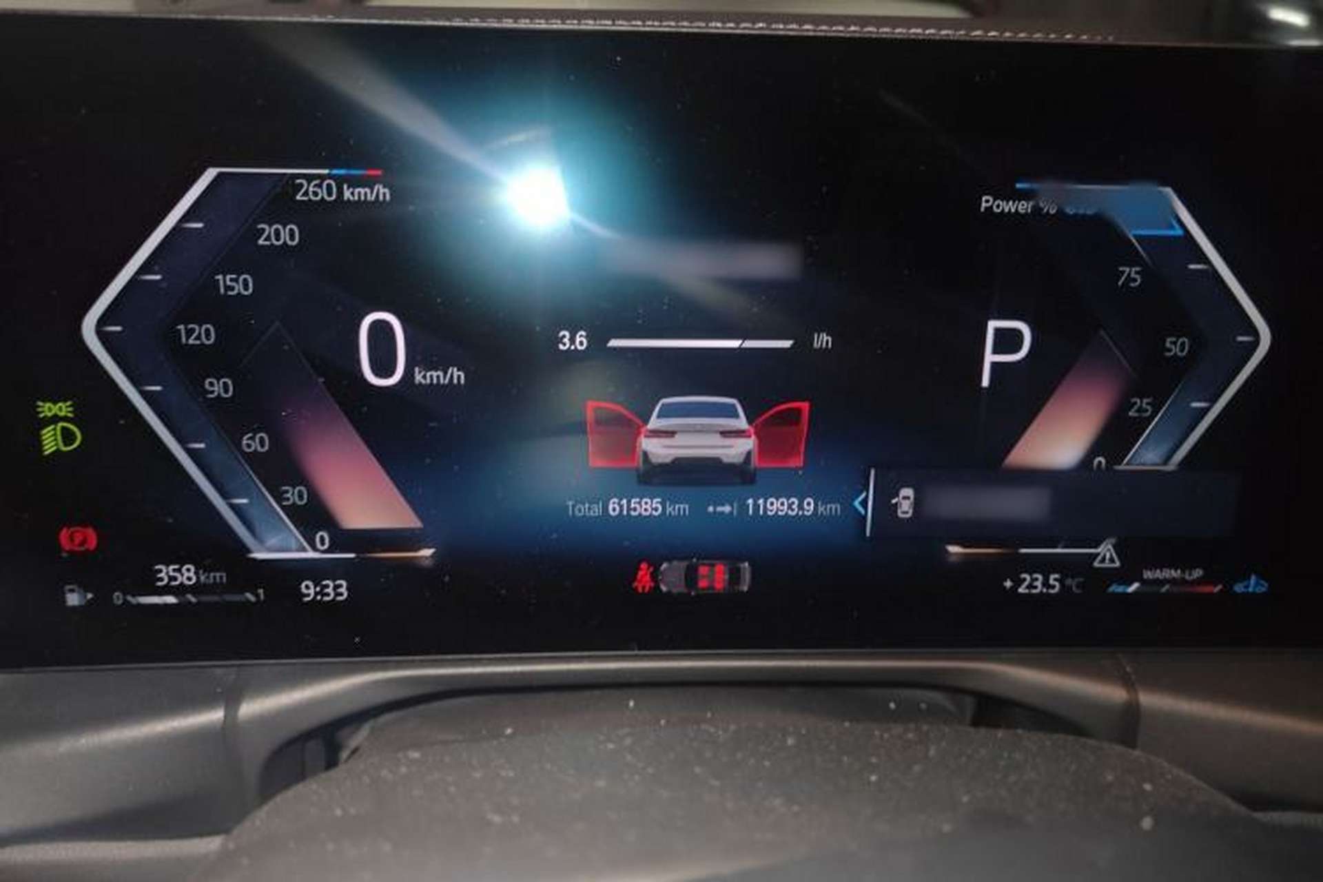 Used BMW 3 Series 2023 325i M Sport Night Edition Package Instrument Cluster