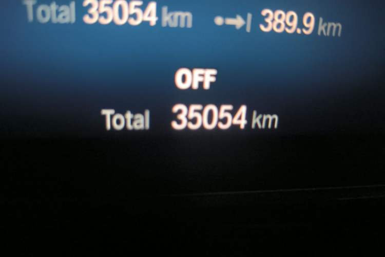 Used BMW 3 Series 2023 325Li M Sport Package Odometer Close Up