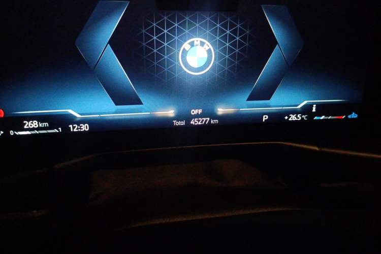 Used BMW 3 Series 2023 325Li M Sport Night Edition Package Odometer Close Up