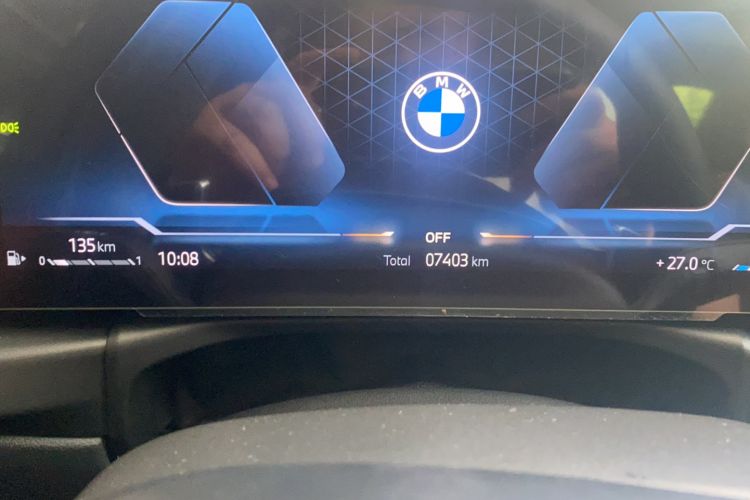 Used BMW 3 Series 2023 325Li M Sport Package Odometer Close Up