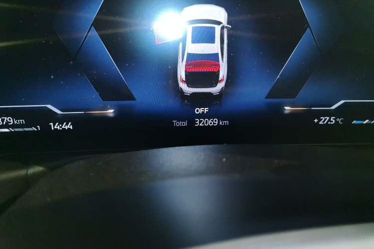 Used BMW 3 Series 2023 325Li M Sport Package Odometer Close Up