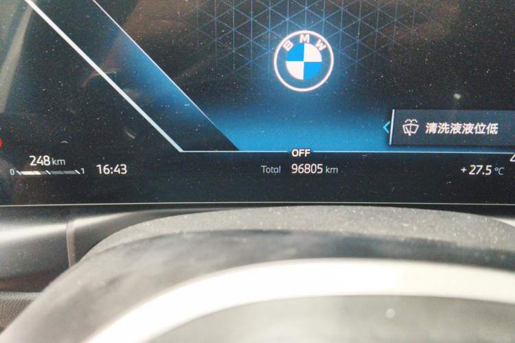 Used BMW 3 Series 2023 325Li M Sport Night Edition Package Odometer Close Up
