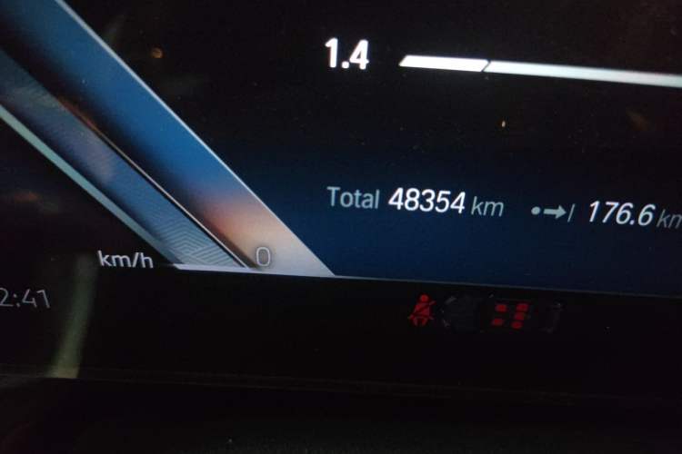 Used BMW 3 Series 2023 325Li M Sport Package Odometer Close Up