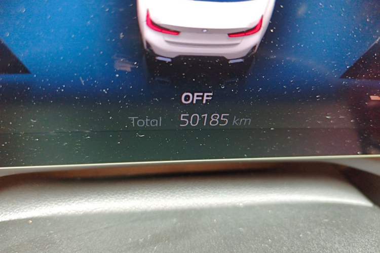 Used BMW 3 Series 2023 325i M Sport Package Odometer Close Up