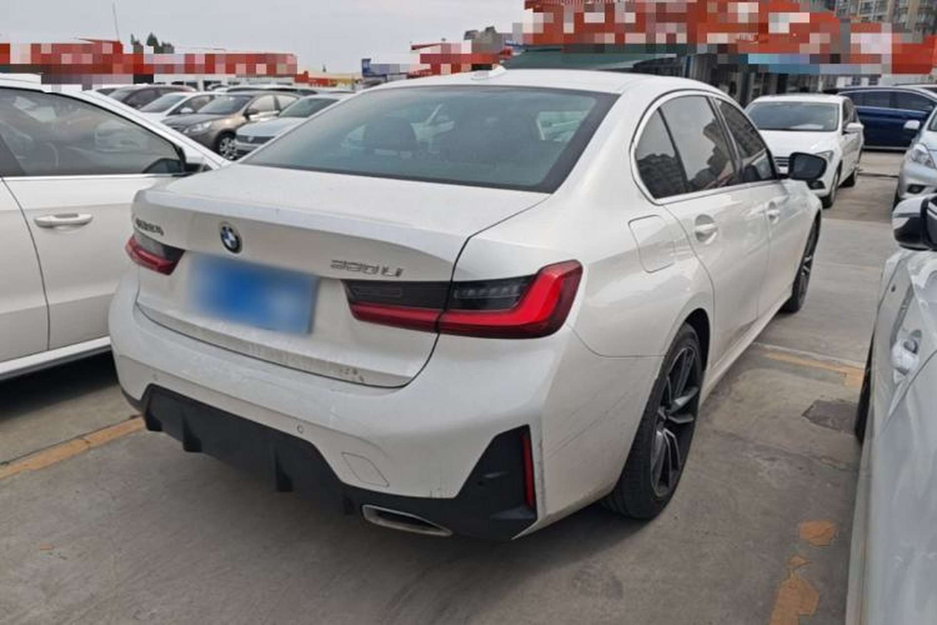 Used BMW 3 Series 2023 320Li M Sport Package Rear Right 45 Deg