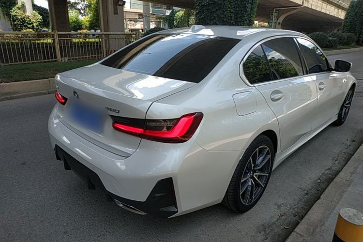 Used BMW 3 Series 2023 320Li M Sport Package Rear Right 45 Deg