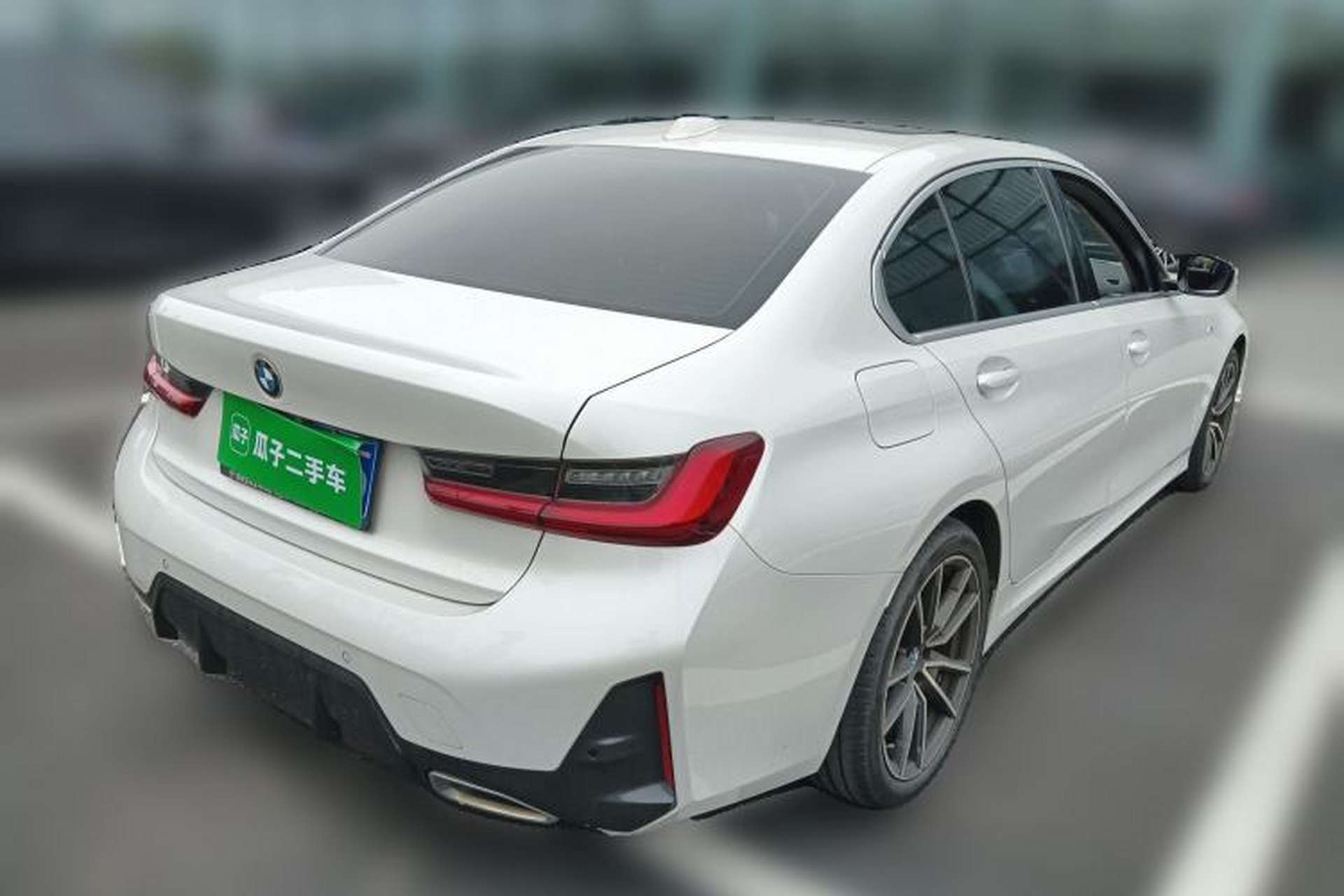 Used BMW 3 Series 2023 320Li M Sport Package Rear Right 45 Deg