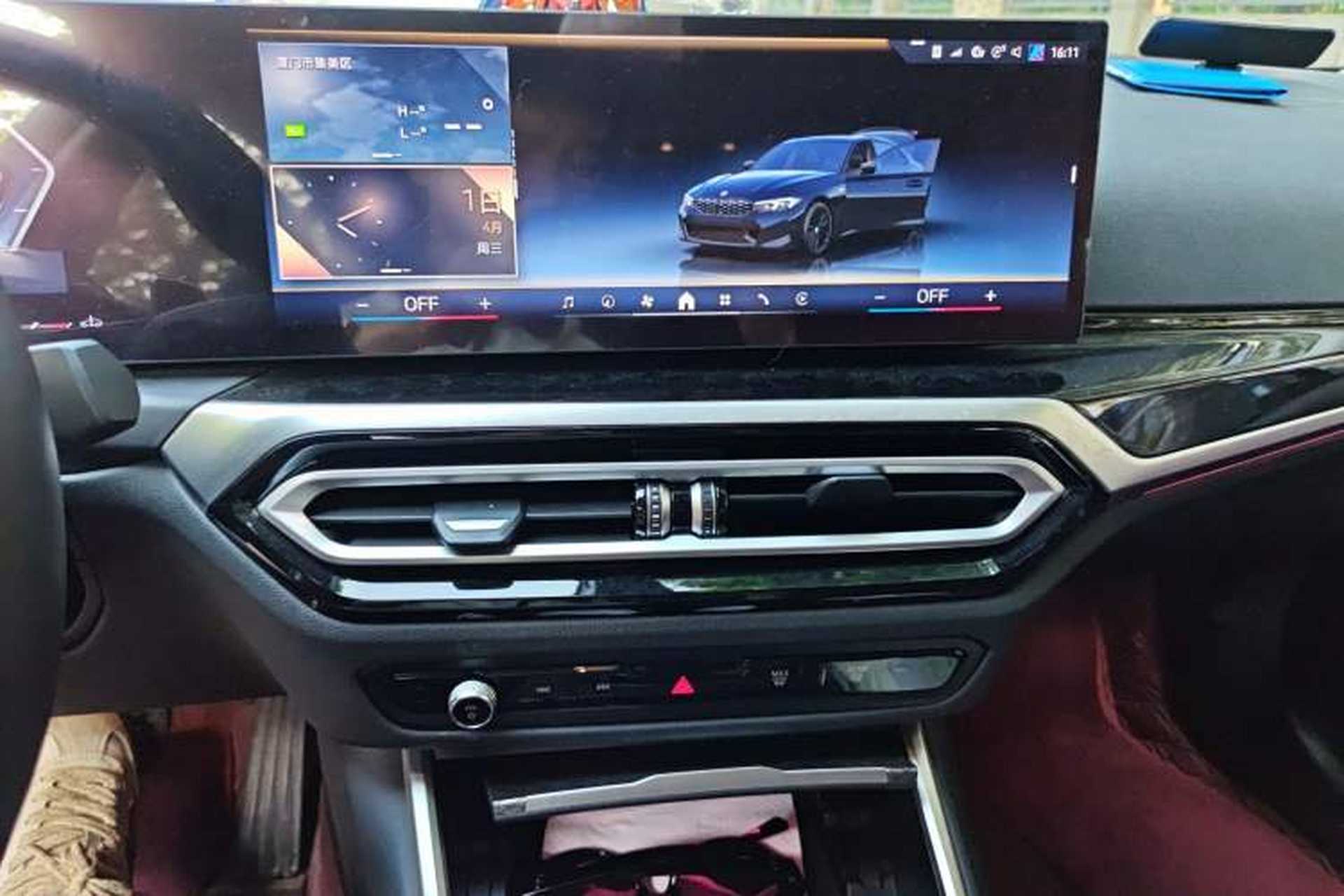 Used BMW 3 Series 2024 325Li M Sport Night Edition Package Audio And AC Panel