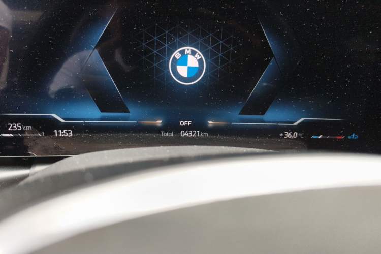Used BMW 3 Series 2024 325Li M Sport Package Odometer Close Up