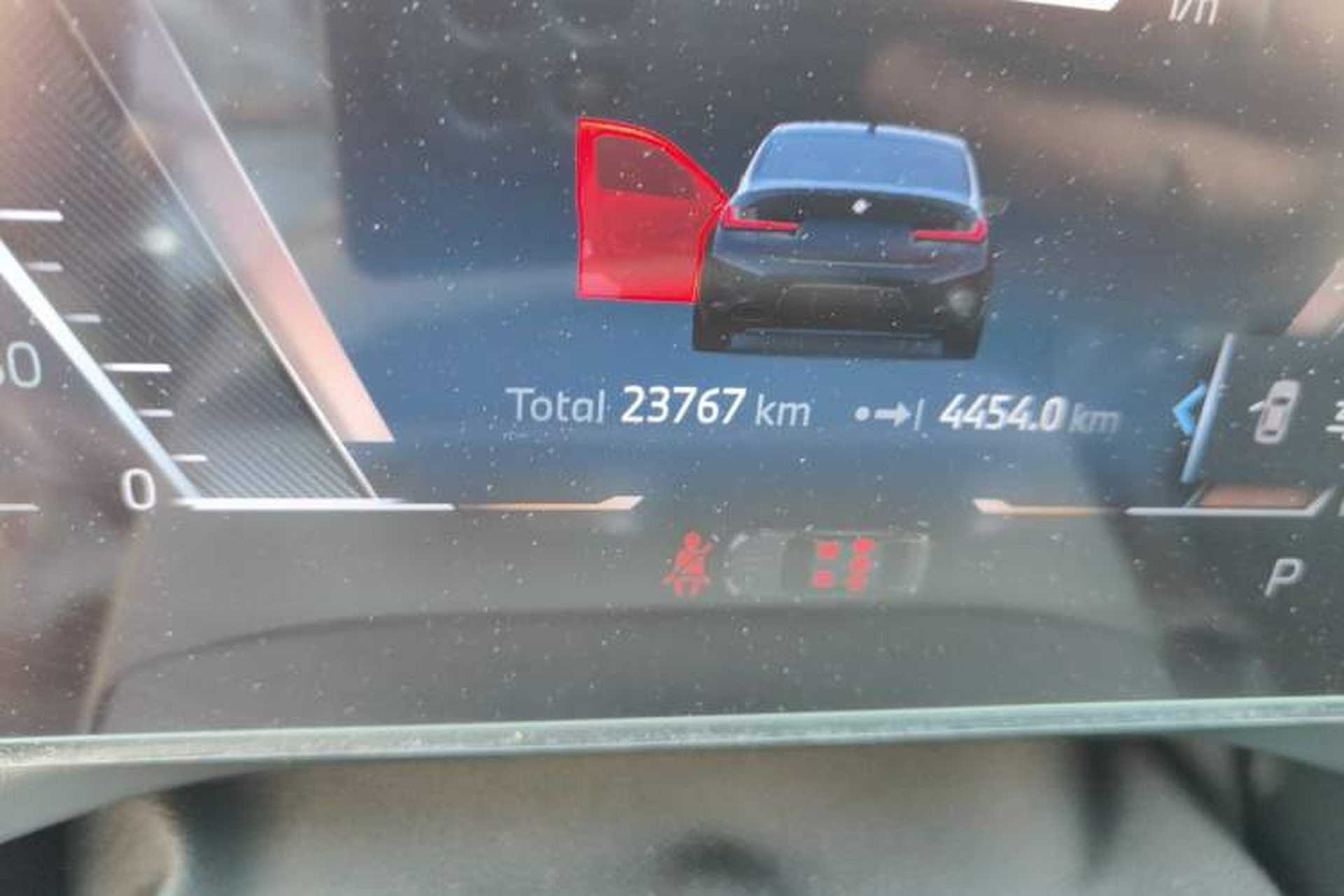 Used BMW 3 Series 2024 325Li M Sport Night Edition Package Odometer Close Up