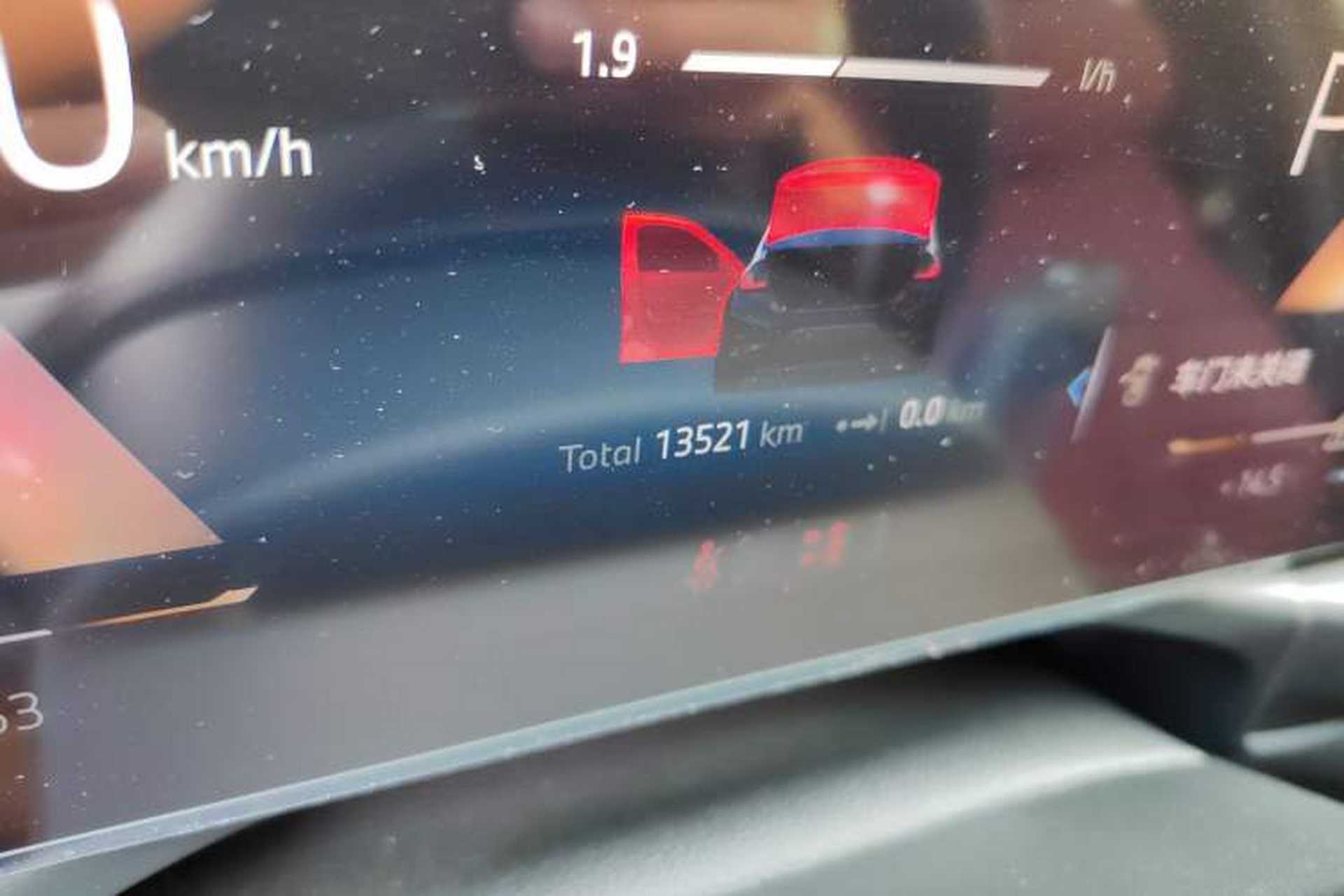 Used BMW 3 Series 2024 325i M Sport Night Edition Package Odometer Close Up