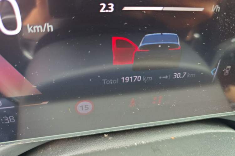 Used BMW 3 Series 2024 325Li M Sport Night Edition Package Odometer Close Up