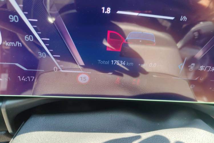 Used BMW 3 Series 2024 330Li M Sport Night Edition Package Odometer Close Up